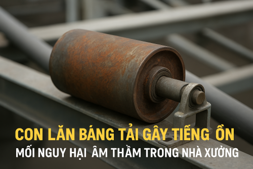 Con Lăn Băng Tải Gây Tiếng Ồn – Mối Nguy Hại Âm Thầm Trong Nhà Xưởng