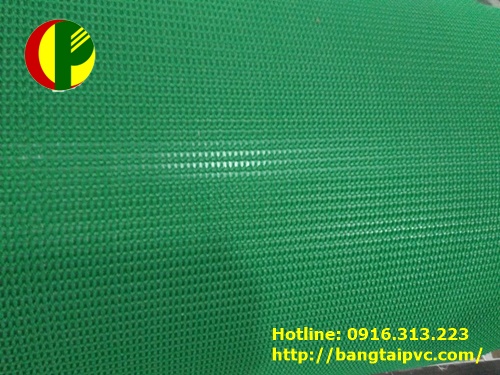 Băng tải PVC xanh nhám dày 3mm được sử dụng nhiều trong công nghiệp
