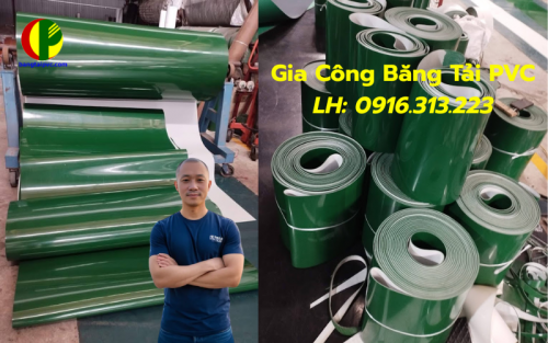 Quy Trình Sản Xuất và Gia Công Băng Tải PVC Theo Yêu Cầu