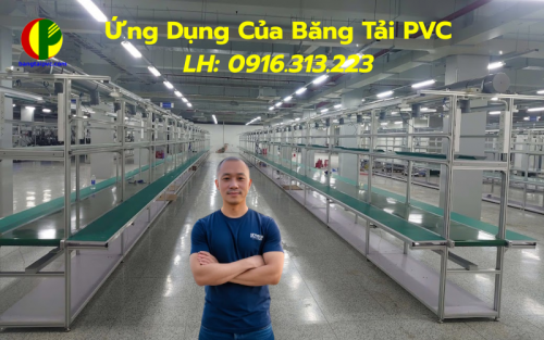 Top 5 Lĩnh Vực Sử Dụng Băng Tải PVC Phổ Biến Nhất Hiện Nay